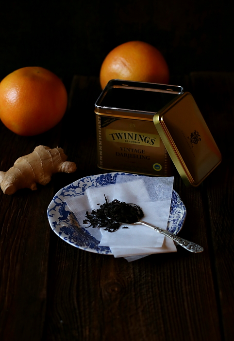 Herbata grejpfrutowa z imbirem