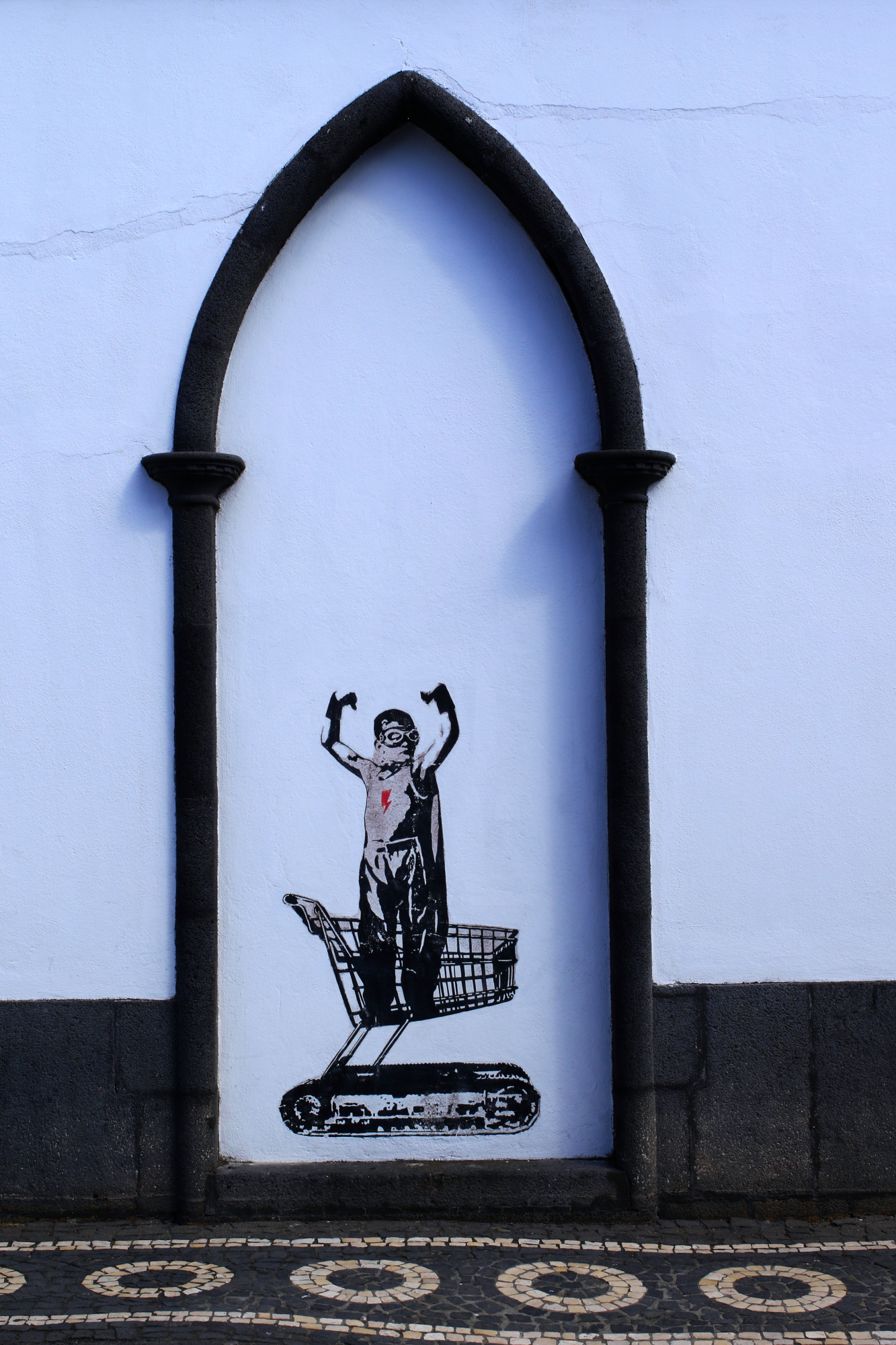 Street art w Ponta Delgada