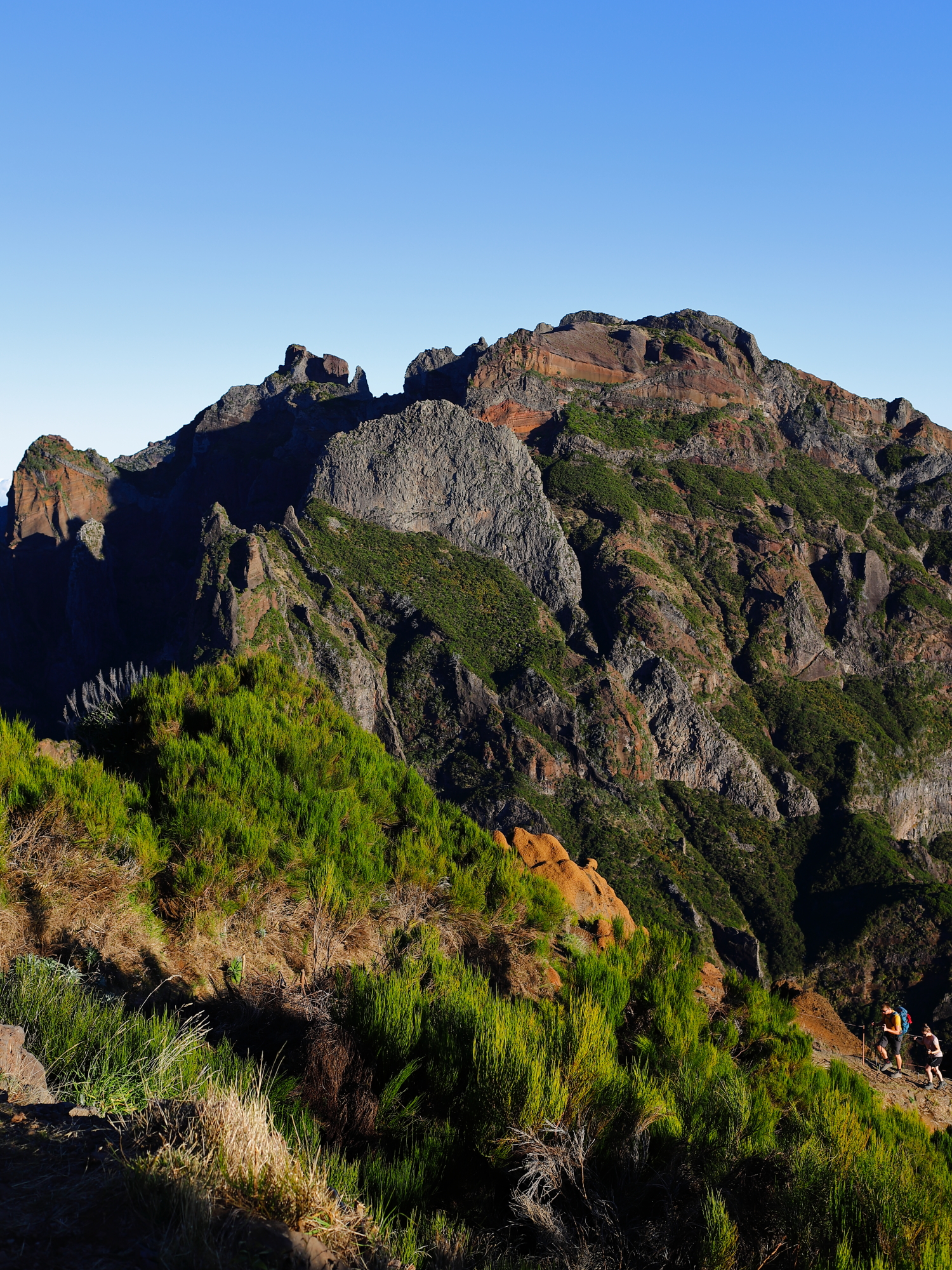 Szlak z Pico do Areeiro na Pico Ruivo