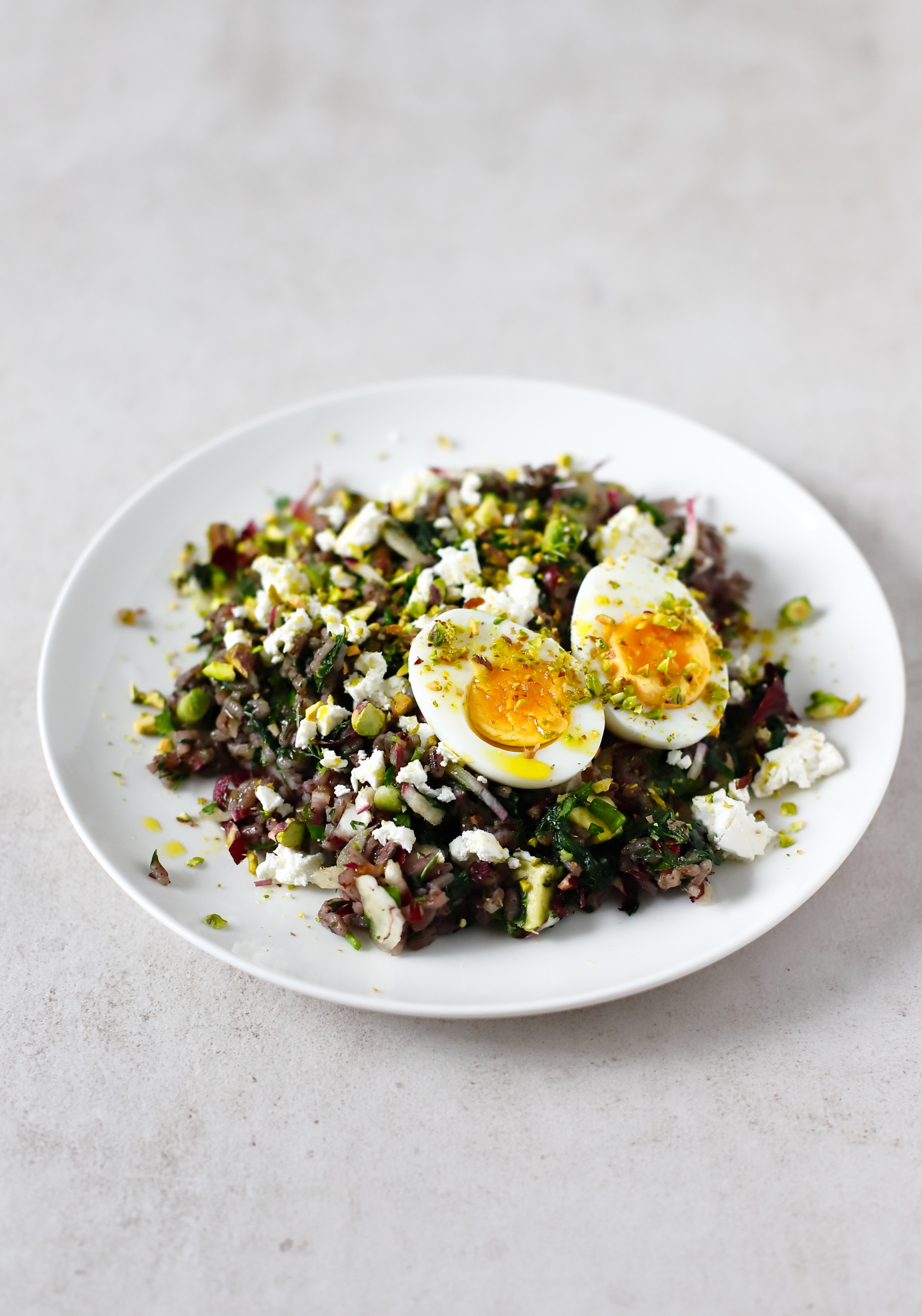 Sałatka z fioletowego ryżu Sałatka z fioletowego ryżu