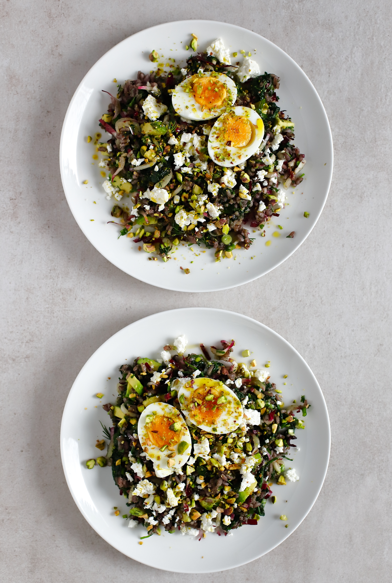 Sałatka z fioletowego ryżu Sałatka z fioletowego ryżu